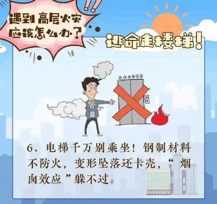 @所有人 高層建筑發(fā)生火災(zāi)如何逃生？