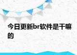 今日更新br軟件是干嘛的