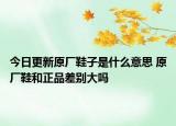 今日更新原廠鞋子是什么意思 原廠鞋和正品差別大嗎