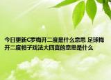 今日更新C羅梅開二度是什么意思 足球梅開二度帽子戲法大四喜的意思是什么