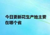 今日更新花生產(chǎn)地主要在哪個省