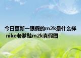 今日更新一眼假的m2k是什么樣 nike老爹鞋m2k真假圖