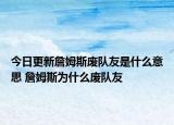 今日更新詹姆斯廢隊友是什么意思 詹姆斯為什么廢隊友