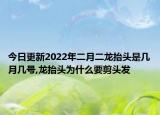 今日更新2022年二月二龍?zhí)ь^是幾月幾號(hào),龍?zhí)ь^為什么要剪頭發(fā)