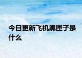 今日更新飛機(jī)黑匣子是什么