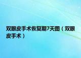 雙眼皮手術(shù)恢復(fù)期7天圖（雙眼皮手術(shù)）