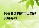 領失業(yè)金期間可以自己交社保嗎