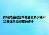 青島靈活就業(yè)養(yǎng)老金交多少錢2022年保險(xiǎn)繳費(fèi)基數(shù)多少