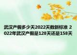 武漢產(chǎn)假多少天2022天數(shù)新標(biāo)準(zhǔn) 2022年武漢產(chǎn)假是128天還是158天