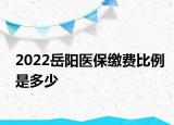 2022岳陽醫(yī)保繳費(fèi)比例是多少