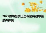 2022廊坊各類(lèi)工傷保險(xiǎn)待遇申領(lǐng)條件詳情