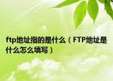 ftp地址指的是什么（FTP地址是什么怎么填寫）