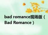 bad romance現(xiàn)場(chǎng)版（Bad Romance）