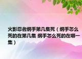 火影忍者綱手第幾集死（綱手怎么死的在第幾集 綱手怎么死的在哪一集）