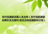 支付寶退款還算入支出嗎（支付寶的退款會(huì)算在支出里嗎 的支出包括退款嗎介紹）