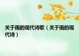 關(guān)于雨的現(xiàn)代詩(shī)歌（關(guān)于雨的現(xiàn)代詩(shī)）