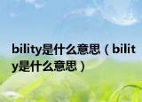 bility是什么意思（bility是什么意思）