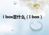 i box是什么（I box）