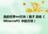 我的世界tnt方塊（箱子 游戲《Minecraft》中的方塊）