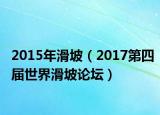 2015年滑坡（2017第四屆世界滑坡論壇）