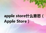 apple store什么意思（Apple Store）