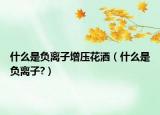 什么是負(fù)離子增壓花灑（什么是負(fù)離子?）