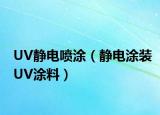 UV靜電噴涂（靜電涂裝UV涂料）