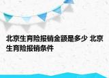 北京生育險(xiǎn)報(bào)銷金額是多少 北京生育險(xiǎn)報(bào)銷條件