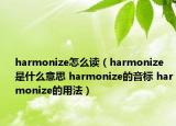 harmonize怎么讀（harmonize是什么意思 harmonize的音標(biāo) harmonize的用法）