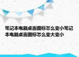 筆記本電腦桌面圖標(biāo)怎么變小筆記本電腦桌面圖標(biāo)怎么變大變小