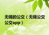 無錫的公交（無錫公交 公交app）