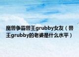 魔獸爭(zhēng)霸獸王grubby女友（獸王grubby的老婆是什么水平）