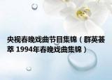 央視春晚戲曲節(jié)目集錦（群英薈萃 1994年春晚戲曲集錦）