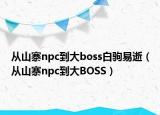 從山寨npc到大boss白駒易逝（從山寨npc到大BOSS）