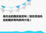 佳兆業(yè)的期房能買嗎（現(xiàn)在買佳兆業(yè)的期房有風(fēng)險(xiǎn)嗎介紹）