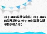 ebg-an10是什么意思（ebg-an10的型號(hào)是什么 ebg-an10是什么型號(hào)的手機(jī)介紹）