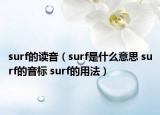 surf的讀音（surf是什么意思 surf的音標(biāo) surf的用法）