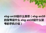 ebg-an10是什么意思（ebg-an10的型號是什么 ebg-an10是什么型號的手機介紹）