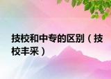 技校和中專的區(qū)別（技校豐采）