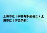 上海市紅十字會專職副會長（上海市紅十字會條例）