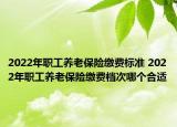 2022年職工養(yǎng)老保險(xiǎn)繳費(fèi)標(biāo)準(zhǔn) 2022年職工養(yǎng)老保險(xiǎn)繳費(fèi)檔次哪個(gè)合適