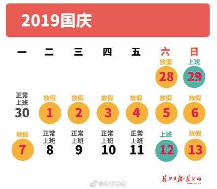 一圖看懂國(guó)慶放假安排