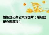 婚姻登記辦公大廳圖片（婚姻登記辦理流程）