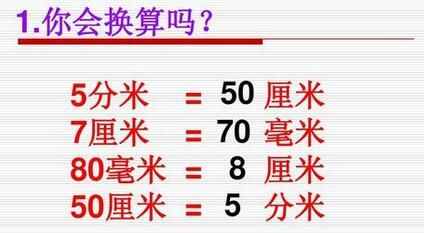 一公分等于多少厘米？公分和厘米一樣嗎？公分等于多少厘米的單位換算