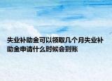 失業(yè)補助金可以領取幾個月失業(yè)補助金申請什么時候會到賬