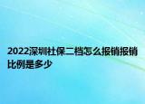 2022深圳社保二檔怎么報(bào)銷報(bào)銷比例是多少