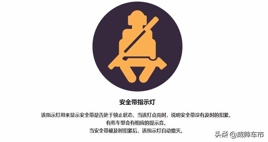 常用汽車儀表指示燈大全，看完再也不用擔(dān)心不認識了