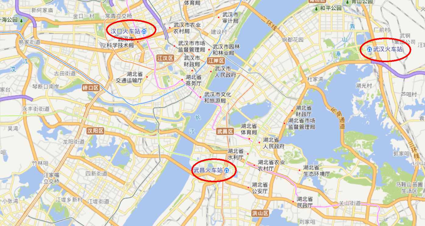 解析武漢市的五大火車站：武昌地區(qū)有三個(gè)，新漢陽、光谷站在建設(shè)