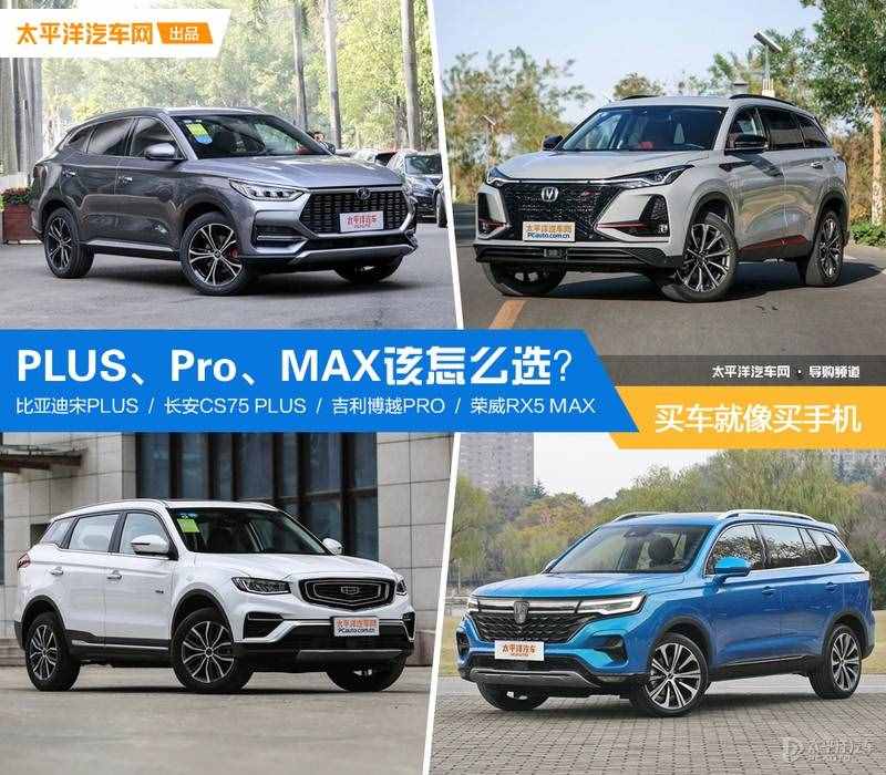 買車就像買手機 一堆PLUS、Pro、MAX該怎么選？