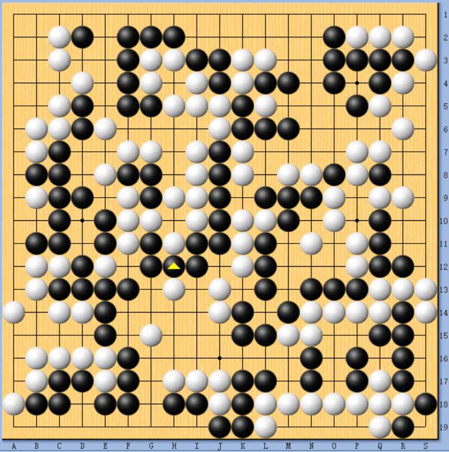 動圖棋譜-人機大戰(zhàn)第三局 柯潔執(zhí)白中盤負AlphaGo